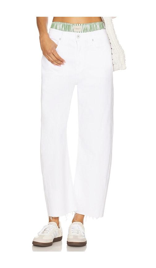 AG Jeans Hattie Crop in White by AG JEANS