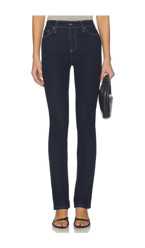 AG Jeans Mari Slim Straight Extended Jeans in Blue by AG JEANS