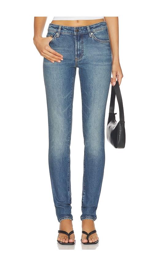 AG Jeans Quinn Low Rise Skinny Jeans in Blue by AG JEANS