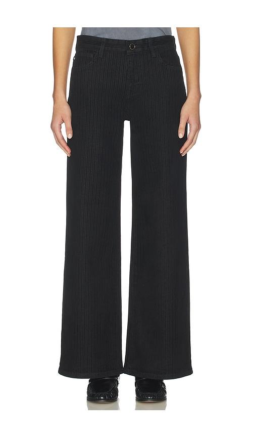 AG Jeans Saige Wide Jeans in Black by AG JEANS