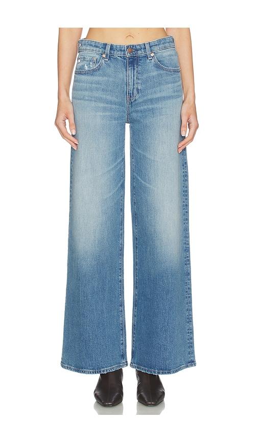 AG Jeans Saige Wide Leg Jeans in Blue by AG JEANS