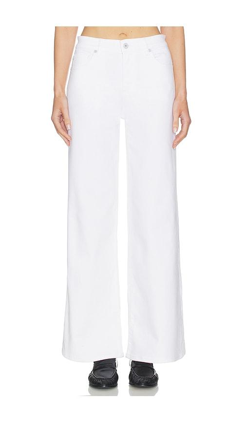 AG Jeans Saige Wide Leg Jeans in White by AG JEANS
