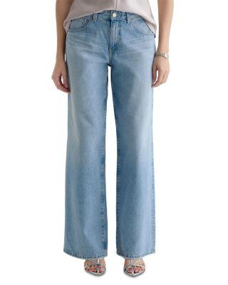 Adria Low Rise Wide Leg Jeans in Mondrian by AG JEANS