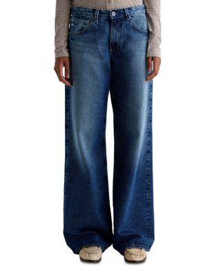 Adria Low Rise Wide Leg Jeans in Ojai by AG JEANS