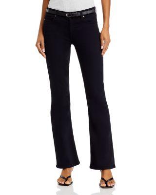 Angel Low Rise Bootcut Jeans in Super Black by AG JEANS
