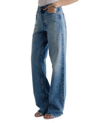 Billie Relaxed High Rise Straight Jeans in Sierra Meadow by AG JEANS