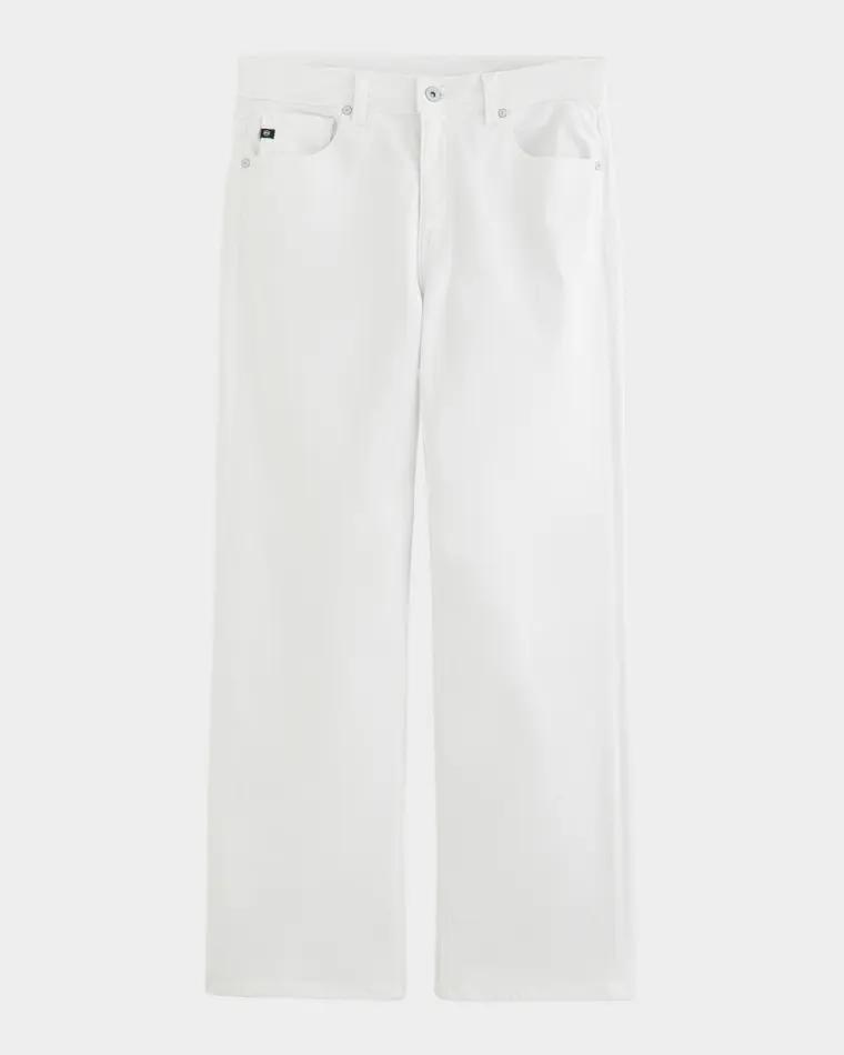Brinley Mid-Rise Straight Crop Jeans by AG JEANS