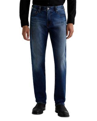 Everett 34" Slim Straight Fit Jeans in Bolton Blue by AG JEANS