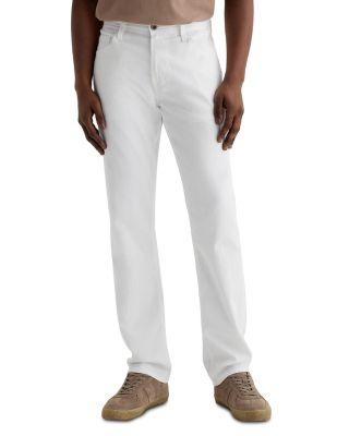 Everett Slim Straight Fit Jeans in Pristine White by AG JEANS