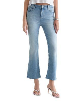 Farrah Mid Rise Bootcut Crop Jeans in Flight by AG JEANS