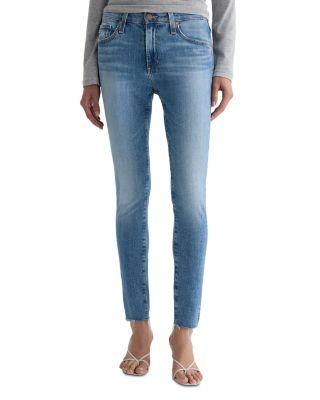 Farrah Mid Rise Skinny Ankle Jeans in American West by AG JEANS