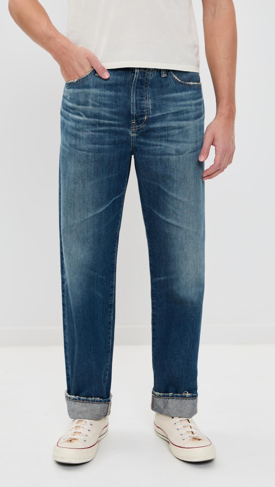 Felix Selvage AG-ed Vintage Straight Jeans by AG JEANS