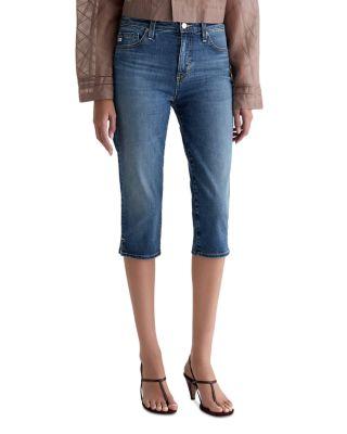 Foxy Maisie Mid Rise Capri Jeans in Foxy by AG JEANS