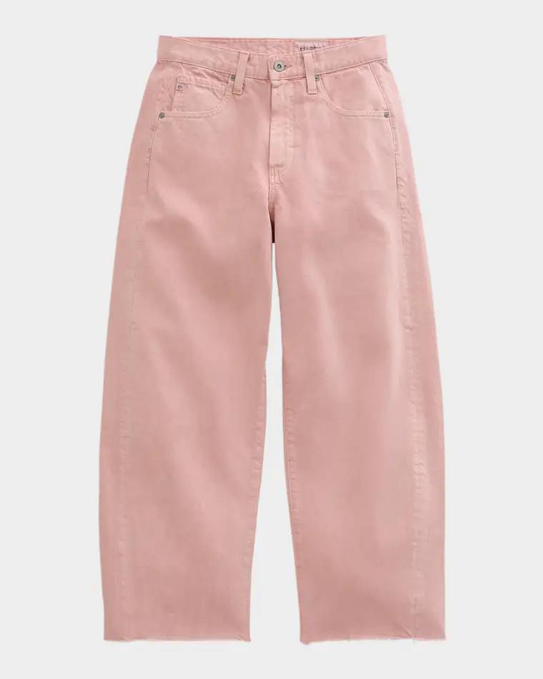 Hattie High-Rise Barrel Jeans by AG JEANS