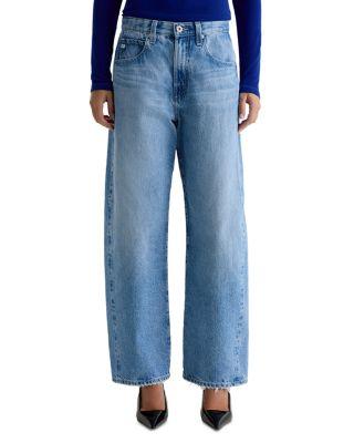 Hattie High Rise Barrel Jeans in Blueprint by AG JEANS