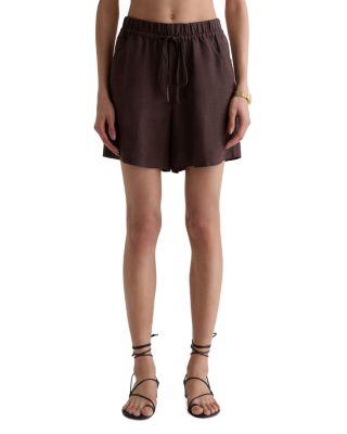 Linen Cinched Shorts by AG JEANS