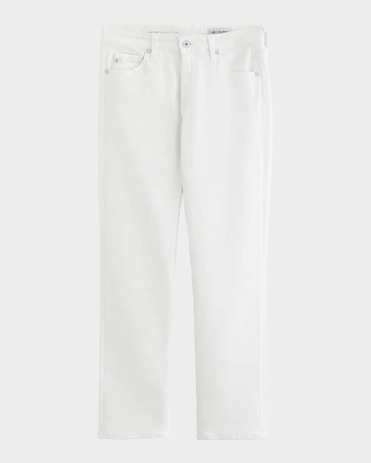 Mari Mid-Rise Slim Straight Crop Jeans by AG JEANS
