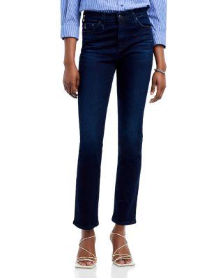 Mari Mid Rise Slim Straight Jeans by AG JEANS
