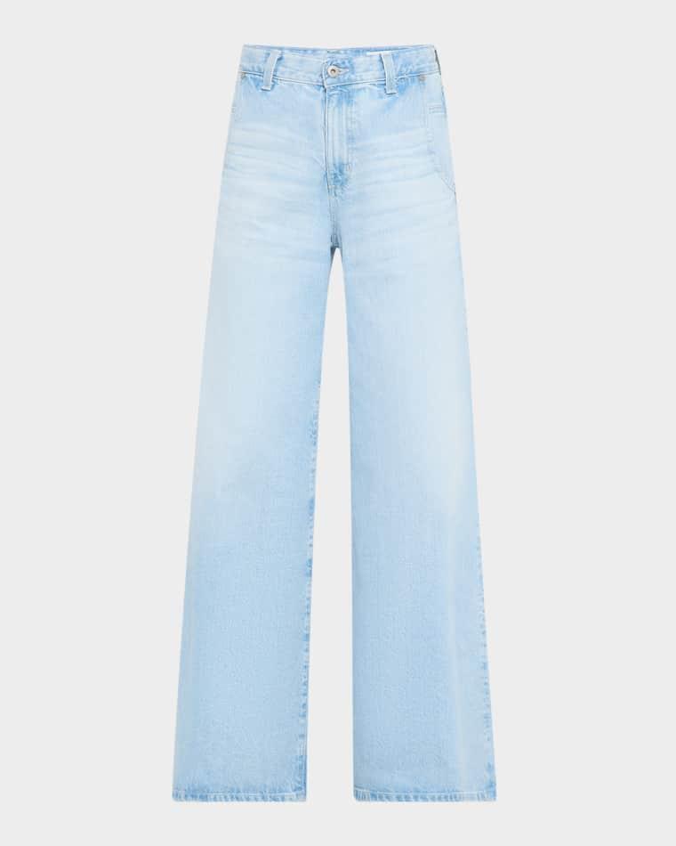 Posey Mid-Rise Super-Wide Jeans by AG JEANS