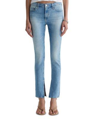 Prima Mid Rise Slim Straight Jeans in Cruiser by AG JEANS