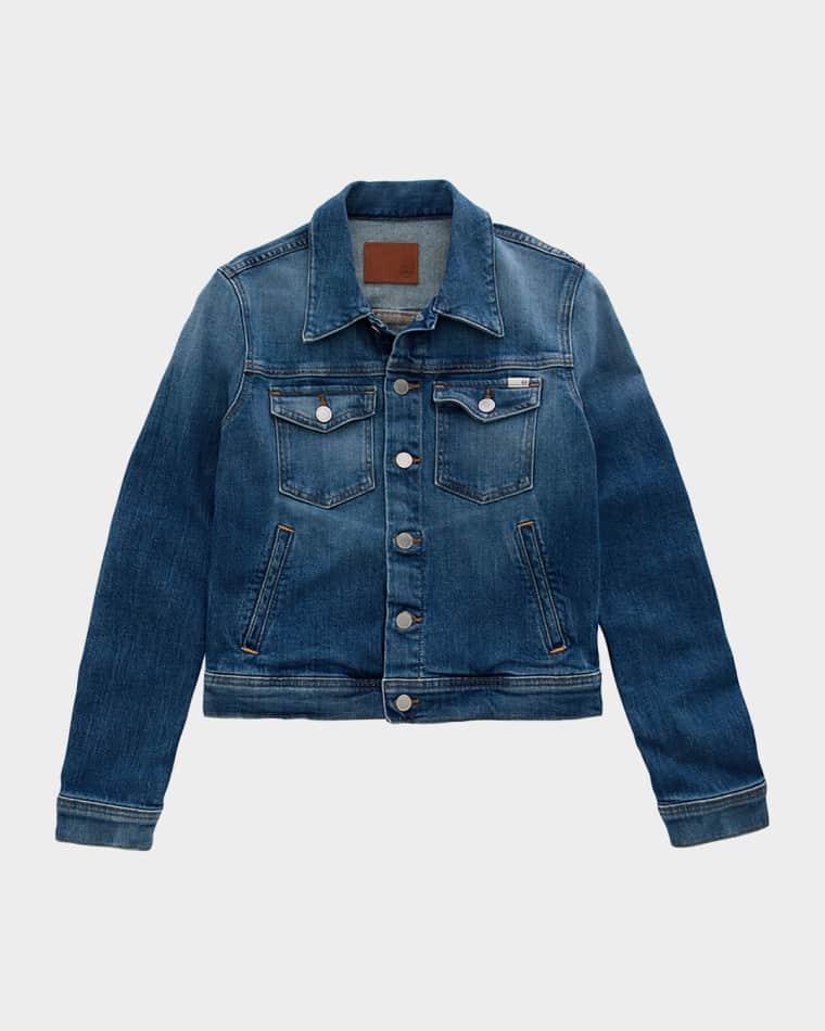 Robyn Cropped Denim Work Jacket by AG JEANS