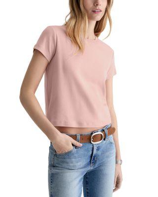 Sadie Crew Cropped Tee by AG JEANS