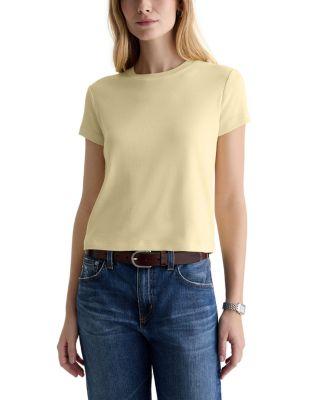 Sadie Crew Cropped Tee by AG JEANS
