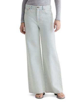 Saige Mid Rise Wide Leg Jeans in Luminance by AG JEANS