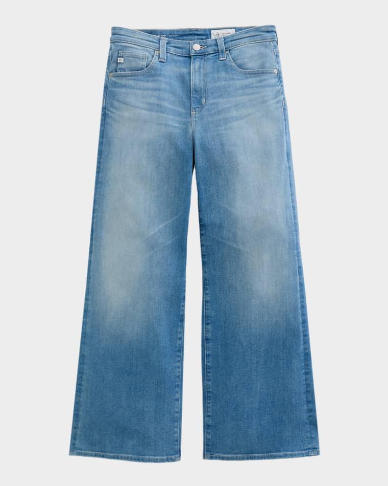 Saige Wide-Leg Stretch Denim Jeans by AG JEANS