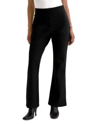 Salma Pull On Flare Leg Jeans in Super Black by AG JEANS