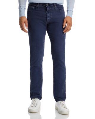 Tellis 32" Slim Fit Cross Hatch Corduroy Pants in Sulfur Chilly Night by AG JEANS