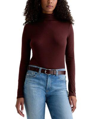 The Chels Long Sleeve Ribbed Turtleneck by AG JEANS