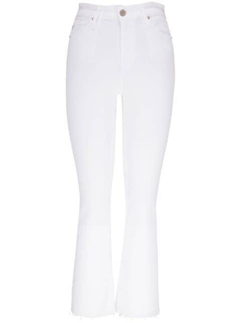 slightly-flared high-waisted jeans by AG JEANS