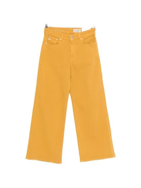 wide leg crop jeans by AG JEANS