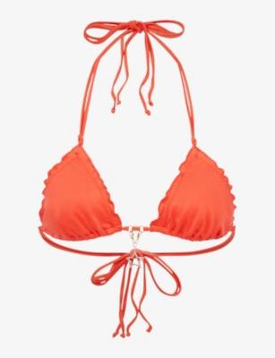 Berry Triangle Bikini Top by AGENT PROVOCATEUR