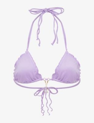 Berry Triangle Bikini Top by AGENT PROVOCATEUR