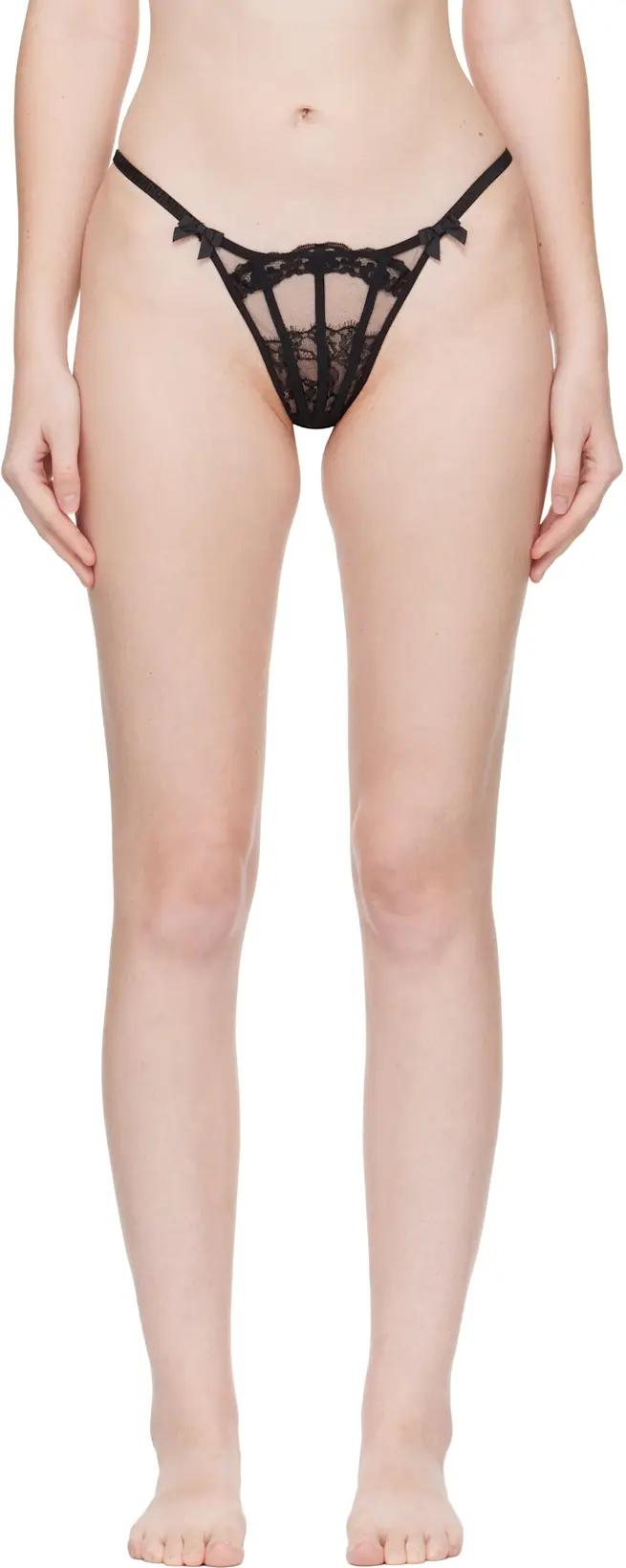Black Mariann Thong by AGENT PROVOCATEUR