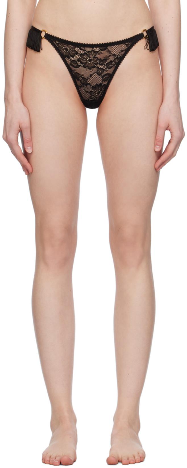 Black Miabelle Thong by AGENT PROVOCATEUR