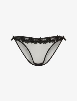Floss Tulle Brazilian Briefs by AGENT PROVOCATEUR