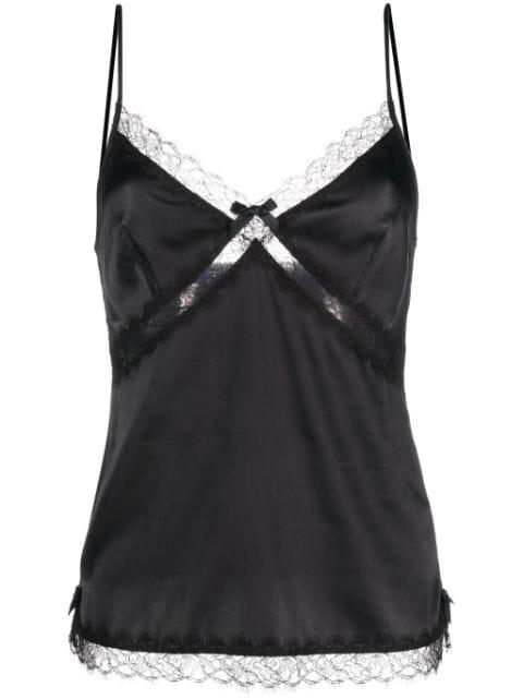 Gisele lace-trim tank top by AGENT PROVOCATEUR