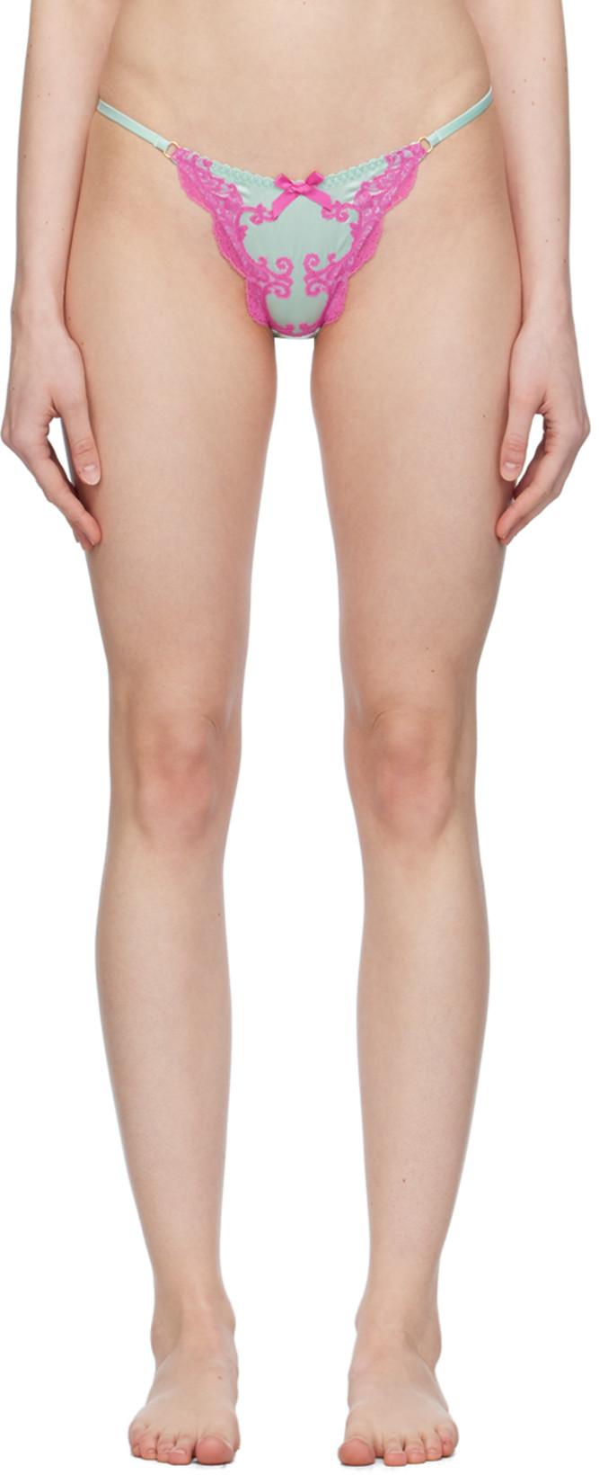 Green Molly Thong by AGENT PROVOCATEUR