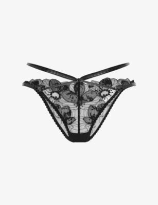 Litzia Embroidered Lace Brief by AGENT PROVOCATEUR
