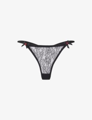 Lorna low-rise lace thong by AGENT PROVOCATEUR