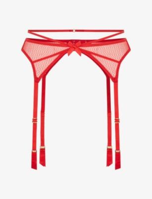 Nicki Tulle Suspenders by AGENT PROVOCATEUR