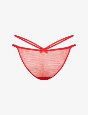 Nicki Tulle Tanga Briefs by AGENT PROVOCATEUR