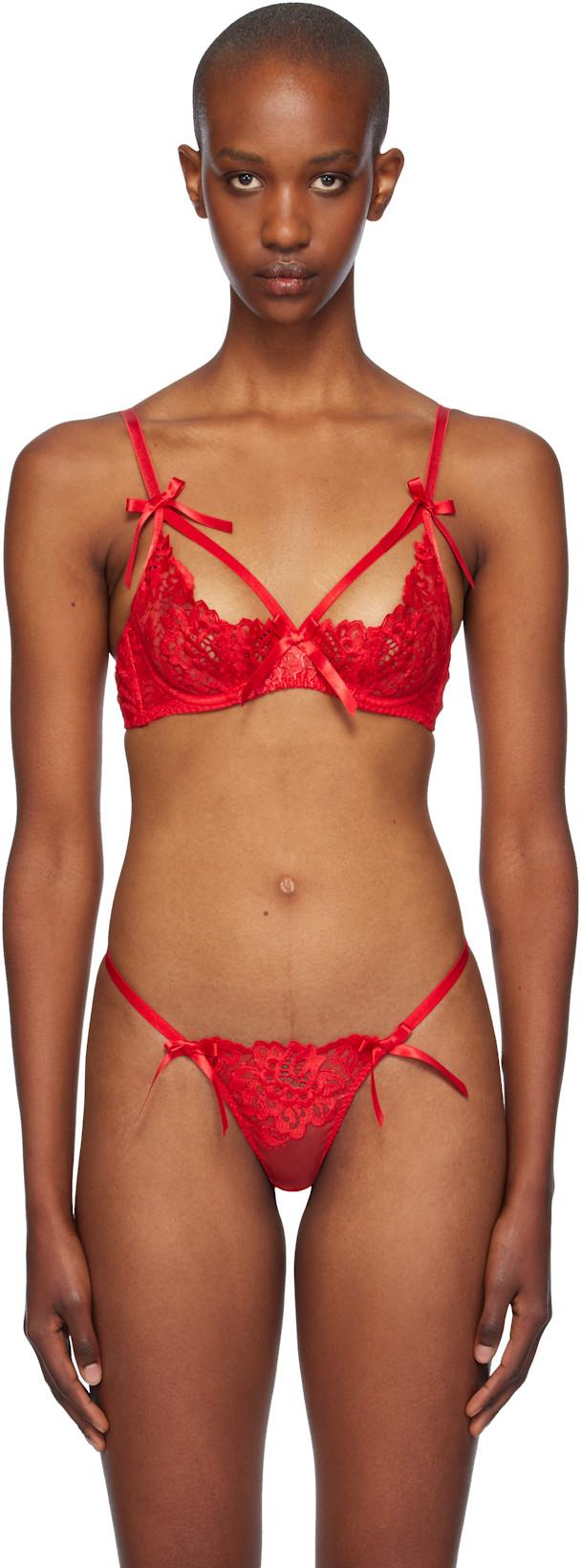 Red Cendrillon Bra by AGENT PROVOCATEUR