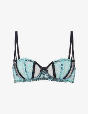 Rozlyn Underwired Mesh And Lace Bra by AGENT PROVOCATEUR