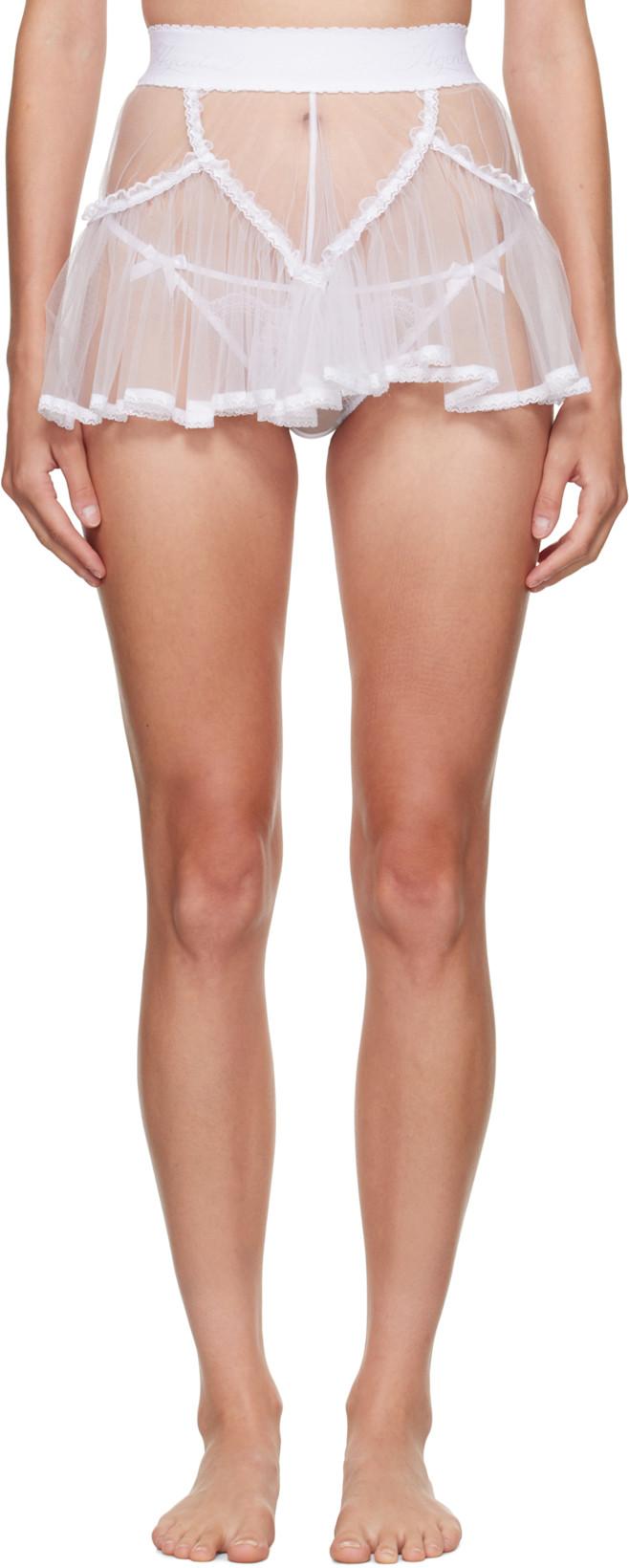 White Alysia Miniskirt by AGENT PROVOCATEUR