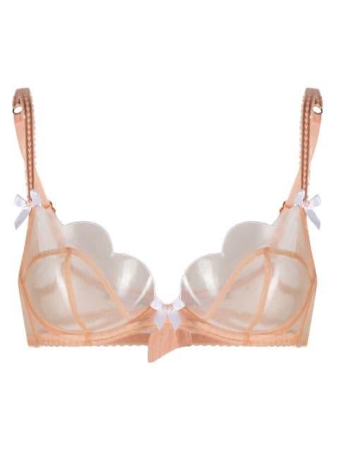 scallop-edge full-cup bra by AGENT PROVOCATEUR