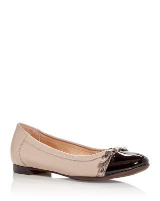 Women's Monika Cap Toe Ballet Flats by AGL